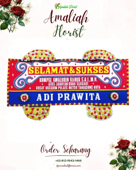 Papan Bunga Ucapan Selamat Dongko