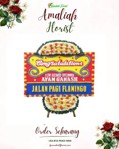 Sewa Papan Bunga Dongko